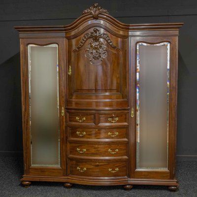 Antique Victorian Mahogany Wardrobe For Sale At Pamono Intended For Victorian Wardrobes (Photo 1 of 15)
