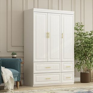 Armoire 96 Inches Tall | Wayfair In 96 Inches Wardrobes (Photo 9 of 15)