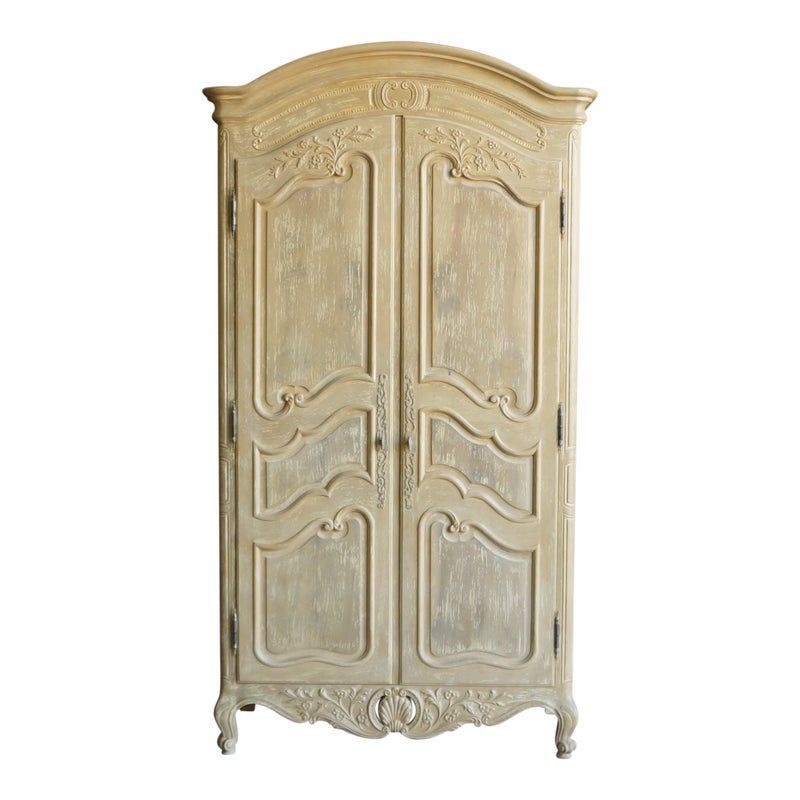 Armoires & Wardrobes | French Country Bedrooms, Armoire, Country Cottage  Decor Within Cream French Wardrobes (View 6 of 15)