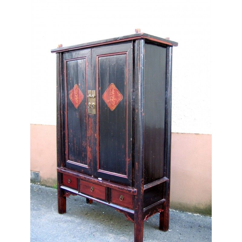 Beautiful Old Chinese Wardrobe 147 Cm | China Collection With Chinese Wardrobes (Photo 3 of 15)
