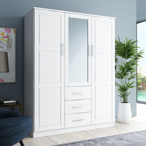 Bedroom Sets With Wardrobe | Wayfair Inside Cheap Wardrobes Sets (View 11 of 15)