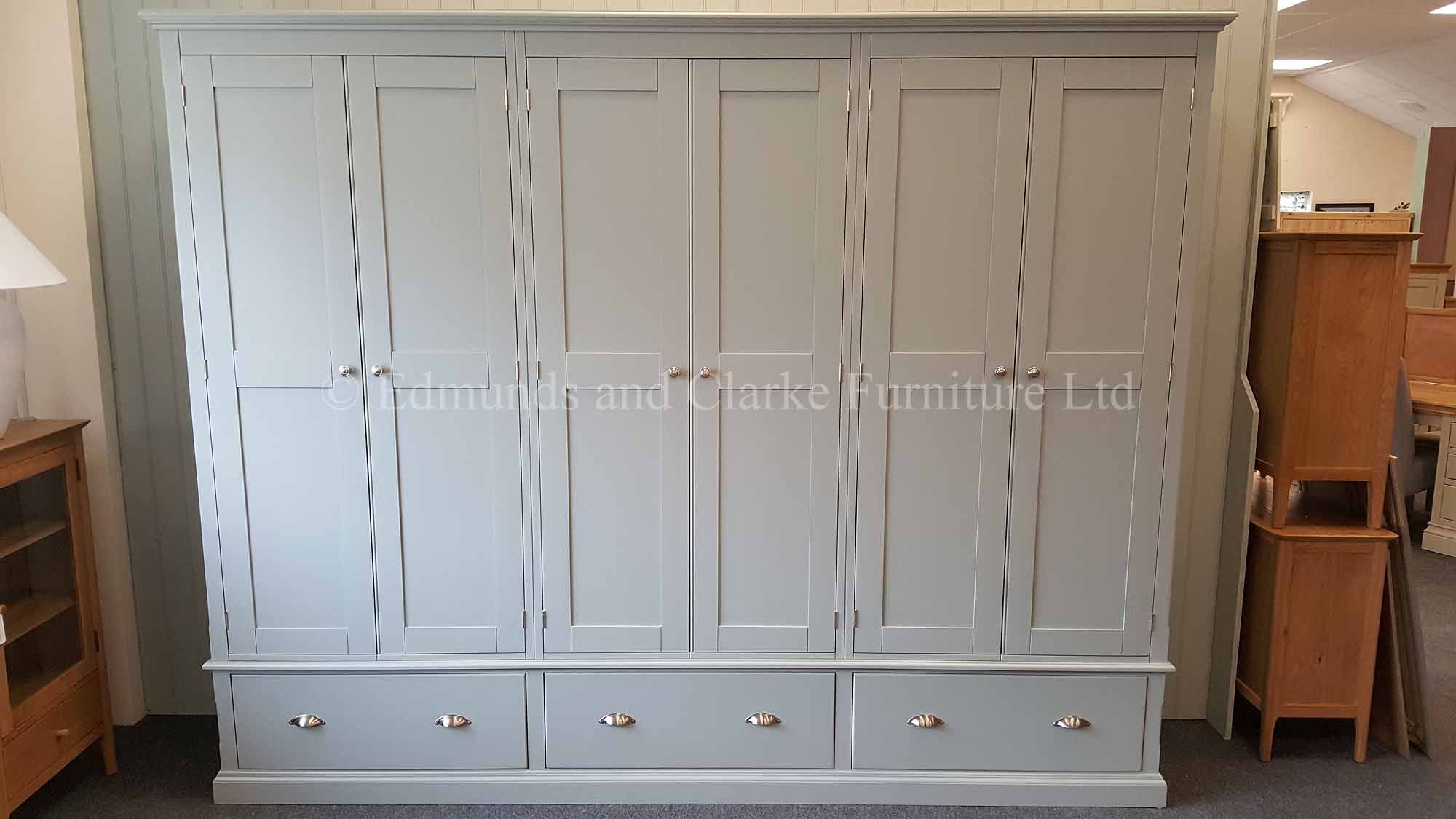 Bespoke 6 Door Wardrobe | Edmunds & Clarke Furniture Ltd With 6 Doors Wardrobes (View 14 of 15)