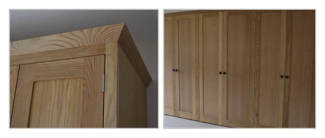 Bespoke Fitted Traditional Oak Wardrobes | Bespoke Carpentry And Joinery Within Solid Wood Fitted Wardrobes Doors (View 4 of 15)