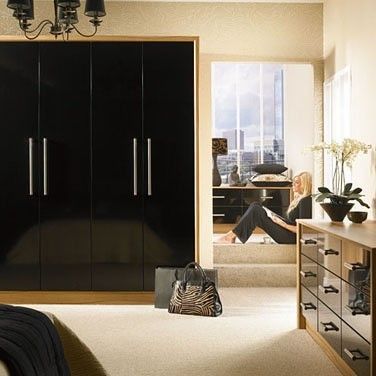 Bespoke Fitted Wardrobes In London | Metro Wardrobes | Full Bedroom  Furniture Sets, Contemporary Bedrooms, Bedroom Design In Black Shiny Wardrobes (Photo 14 of 15)