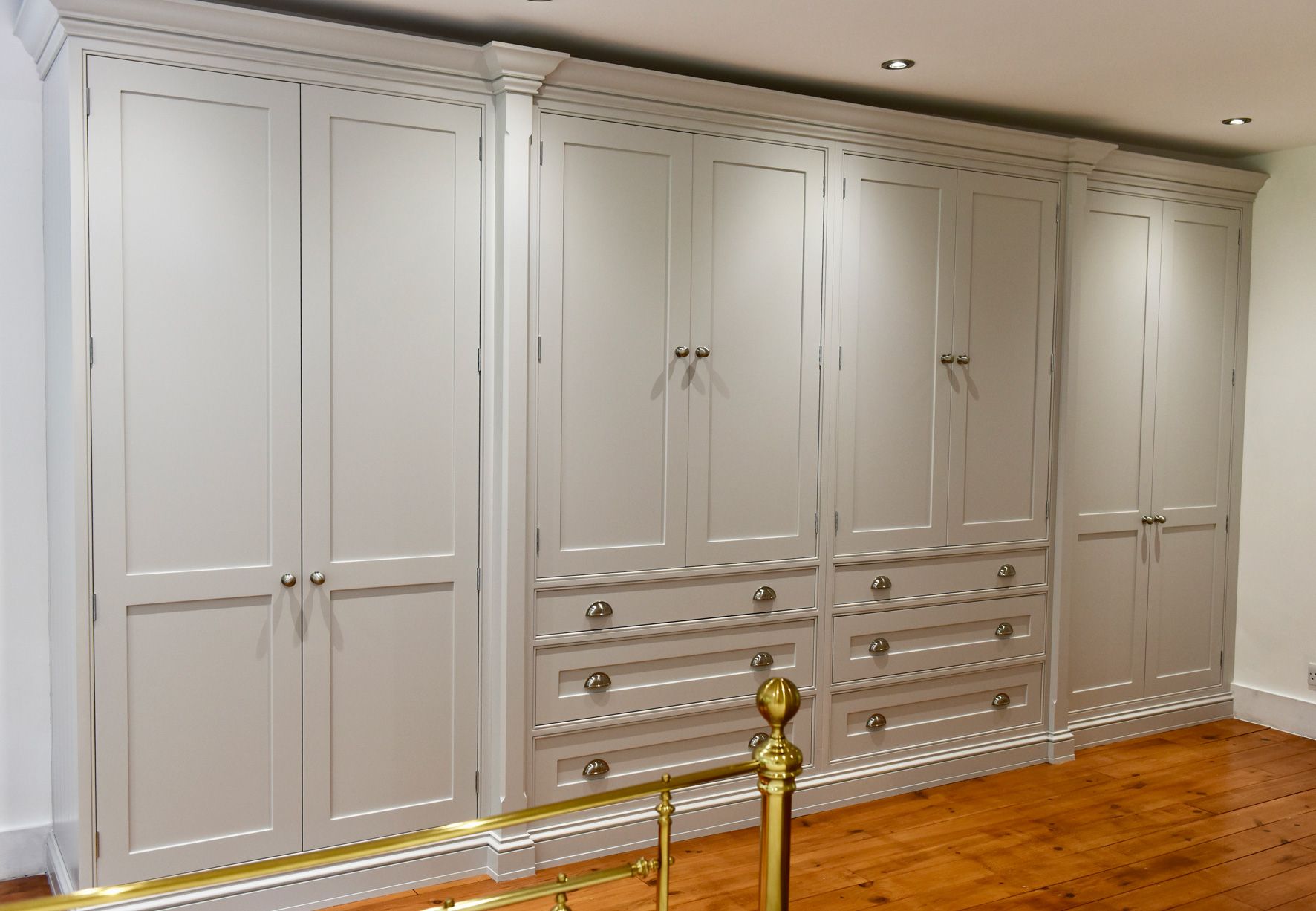 Bespoke Traditional Fitted Wardrobes – Claude Clemaron, Bespoke Fitted  Furniture With Traditional Wardrobes (View 14 of 15)