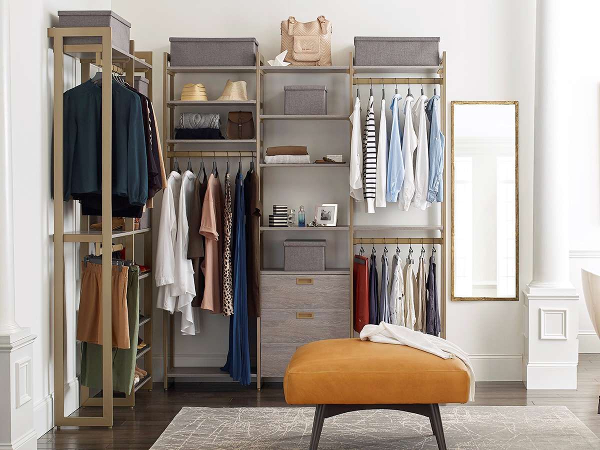 Best Closet Systems For Organizing Your Clothing Regarding Hanging Closet Organizer Wardrobes (Photo 8 of 15)