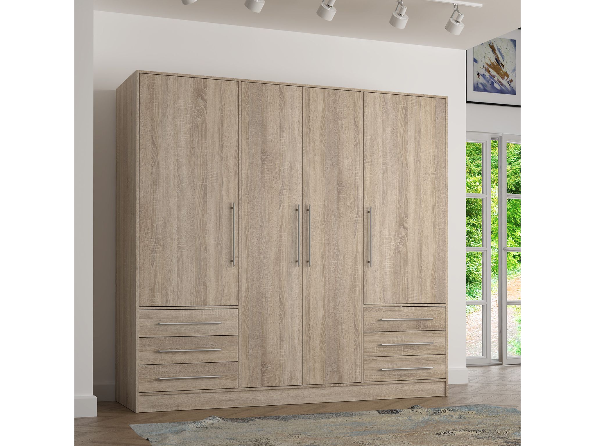 Best Wardrobes 2023: Storage Space For Stylish Homes And All Budgets | The  Independent Regarding Cheap 4 Door Wardrobes (View 11 of 12)