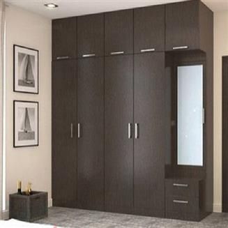 Brown Plywood Designer Wooden Wardrobe, Features: Waterproof, Warranty: 20  Years Intended For Brown Wardrobes (Photo 7 of 15)