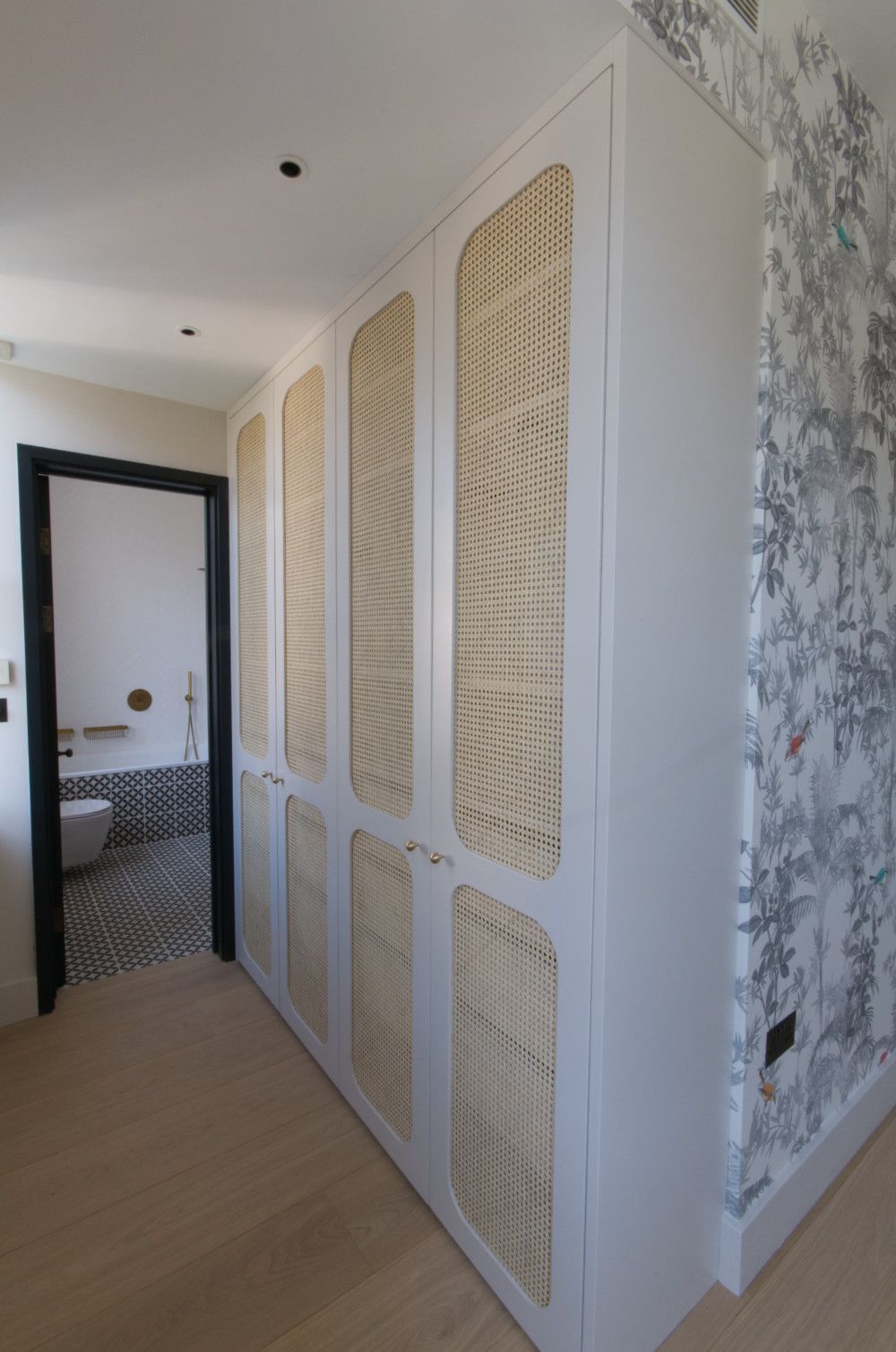 Built In Rattan Wardrobes | Apartment Renovation, Wardrobe Design Bedroom,  Bedroom Interior With White Rattan Wardrobes (View 11 of 15)