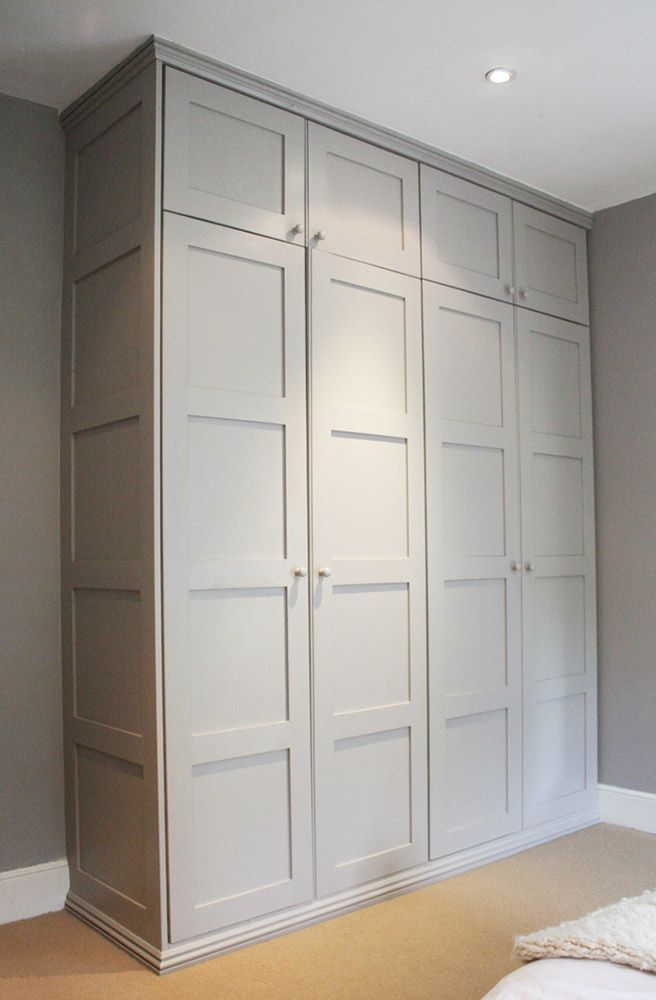 Built In Wardrobe With Farrow And Ball Finish – Charlie Caffyn Furniture Pertaining To Farrow And Ball Painted Wardrobes (Photo 5 of 15)