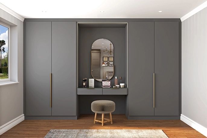 Built In Wardrobes With Dressing Table | Fitted Furniture Inside Wardrobes And Dressing Tables (View 7 of 22)