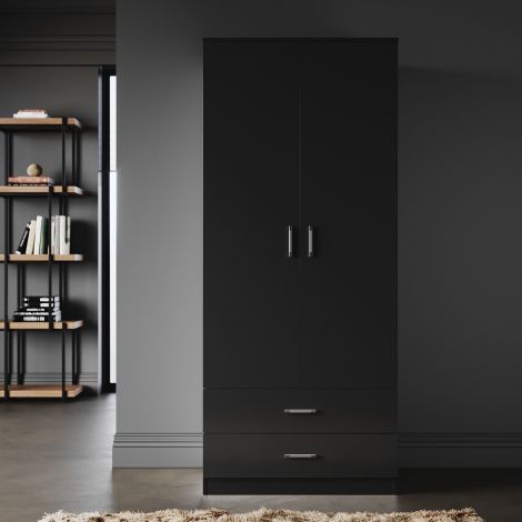 Buy Free Standing Wardrobes For Sale Online Uk | Affordable Wardrobes  Online Uk | Wardrobe With Mirror For Single Black Wardrobes (View 4 of 15)