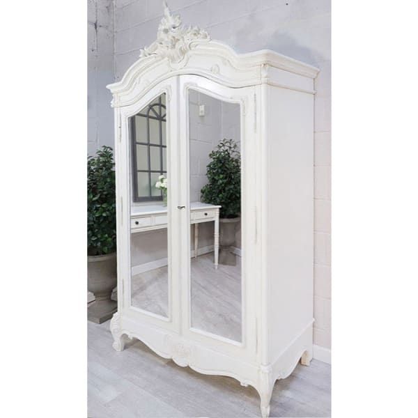 Buy French Furniture – Wardrobes At Nicky Cornell, Shabby Chic Furniture  Specialists Throughout White French Style Wardrobes (View 13 of 15)