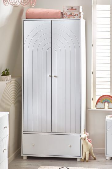 Buy Rainbow Kids Nursery Wardrobe From The Laura Ashley Online Shop Intended For Nursery Wardrobes (Photo 13 of 15)