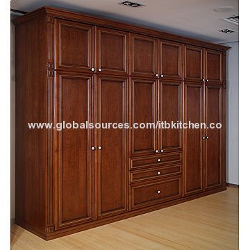 Buy Wholesale China Solid Wood Wardrobe, Cherry Color, Size Can Be  Customized, Factory Directly & Solid Wood Wardrobe At Usd 1000 | Global  Sources Pertaining To Wardrobes In Cherry (View 7 of 15)