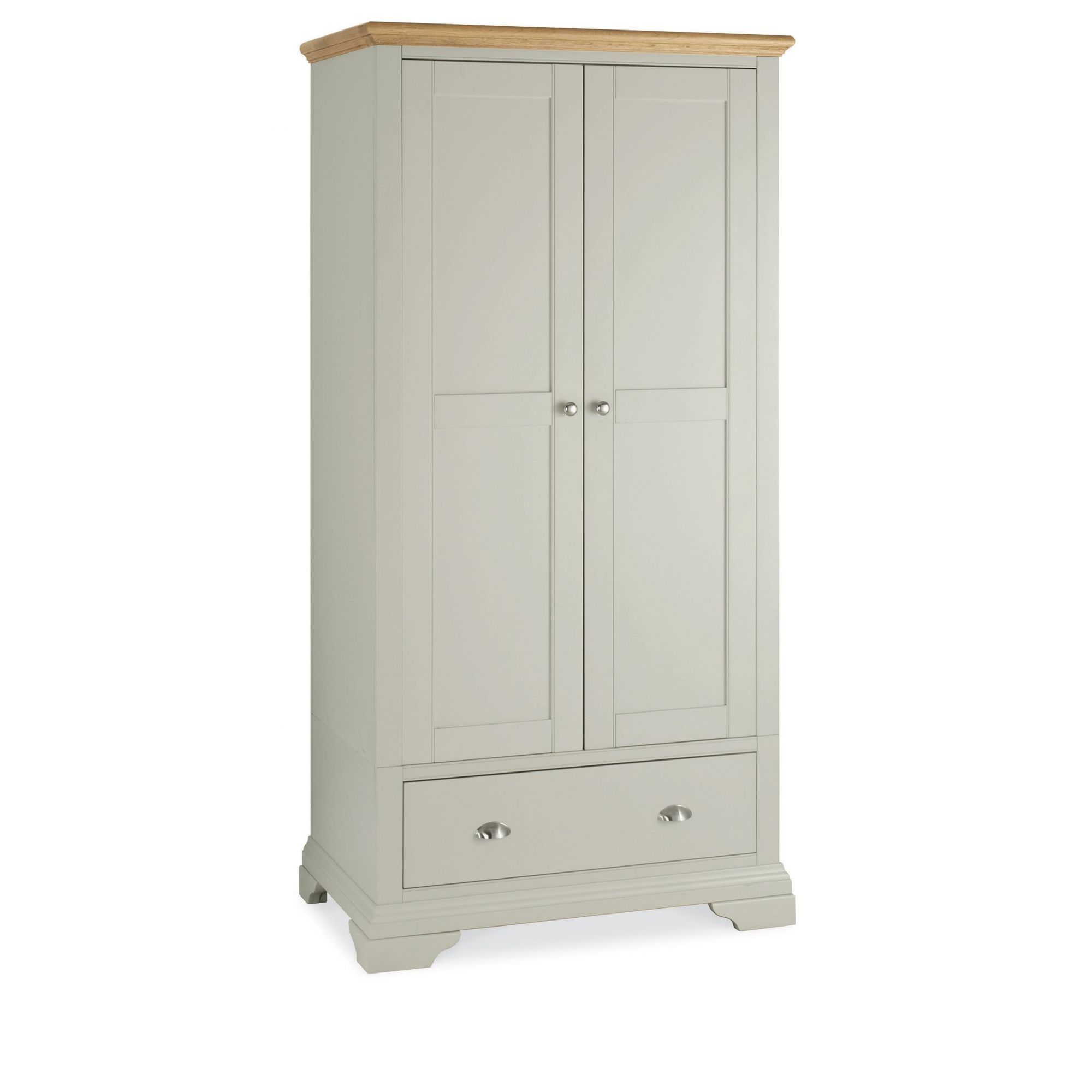 Camden Soft Grey & Pale Oak Bedroom Cookes Collection Camden Soft Grey And  Pale Oak Double Wardrobe | Wardrobes | Cookes Furniture Within Camden Wardrobes (View 4 of 15)