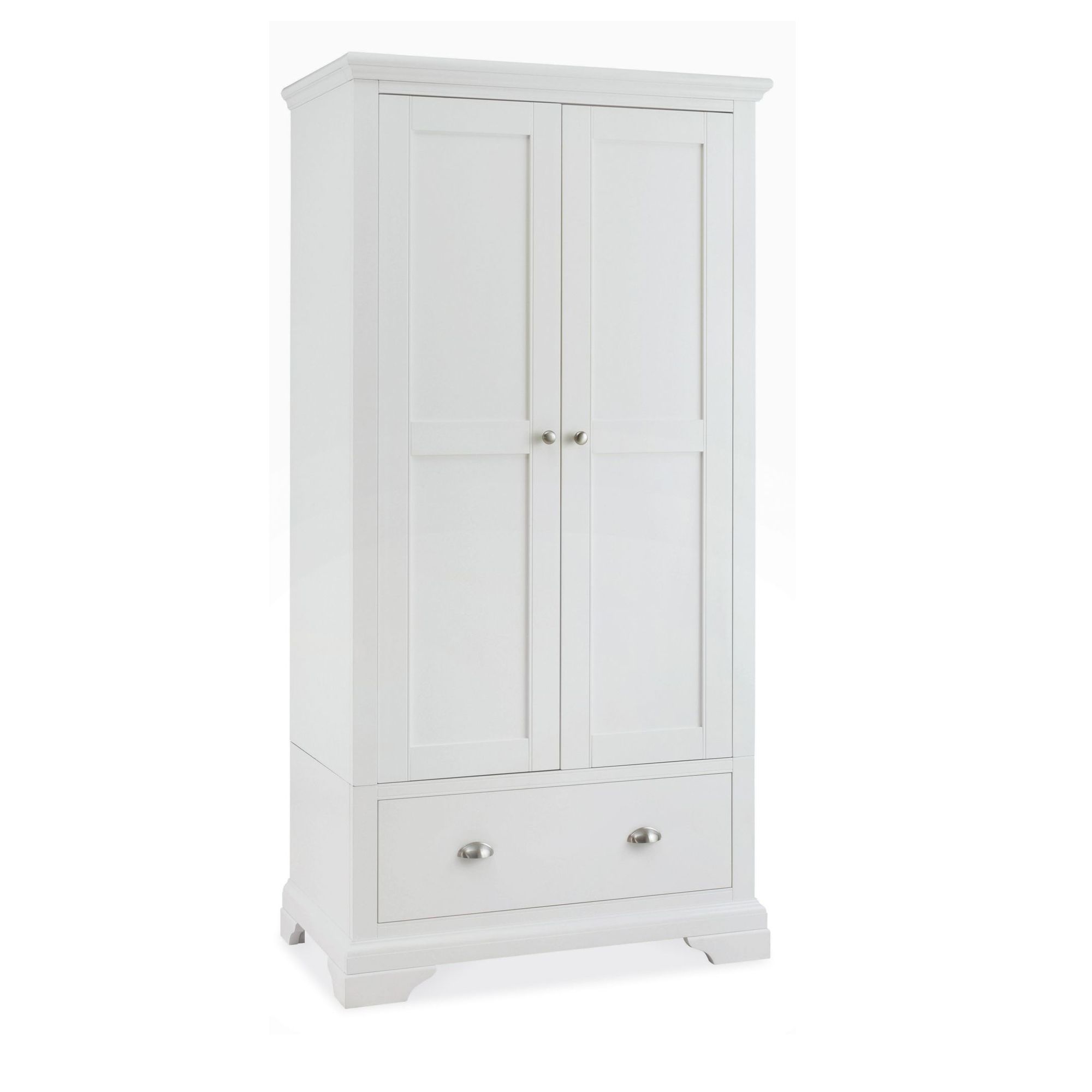 Camden White Bedroom Cookes Collection Camden White Double Wardrobe |  Wardrobes | Cookes Furniture Intended For Camden Wardrobes (Photo 6 of 15)
