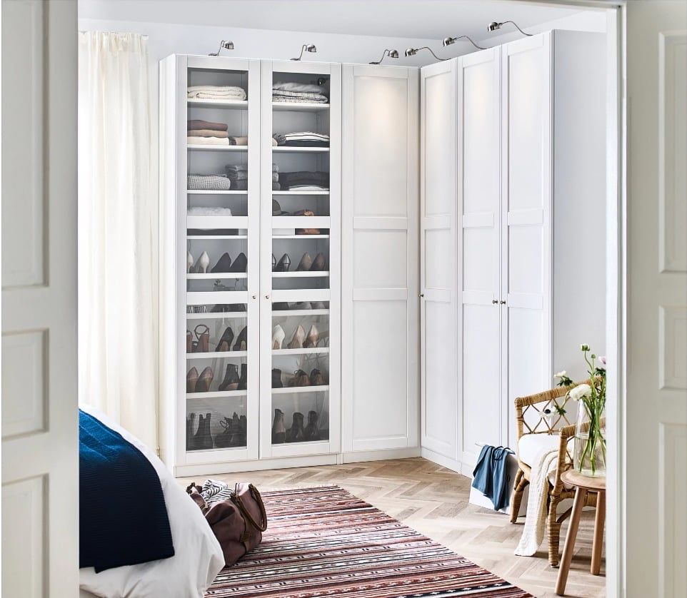 Can I Turn Regular Pax Units Into A Corner Wardrobe? – Ikea Hackers Regarding Small Corner Wardrobes (Photo 6 of 15)