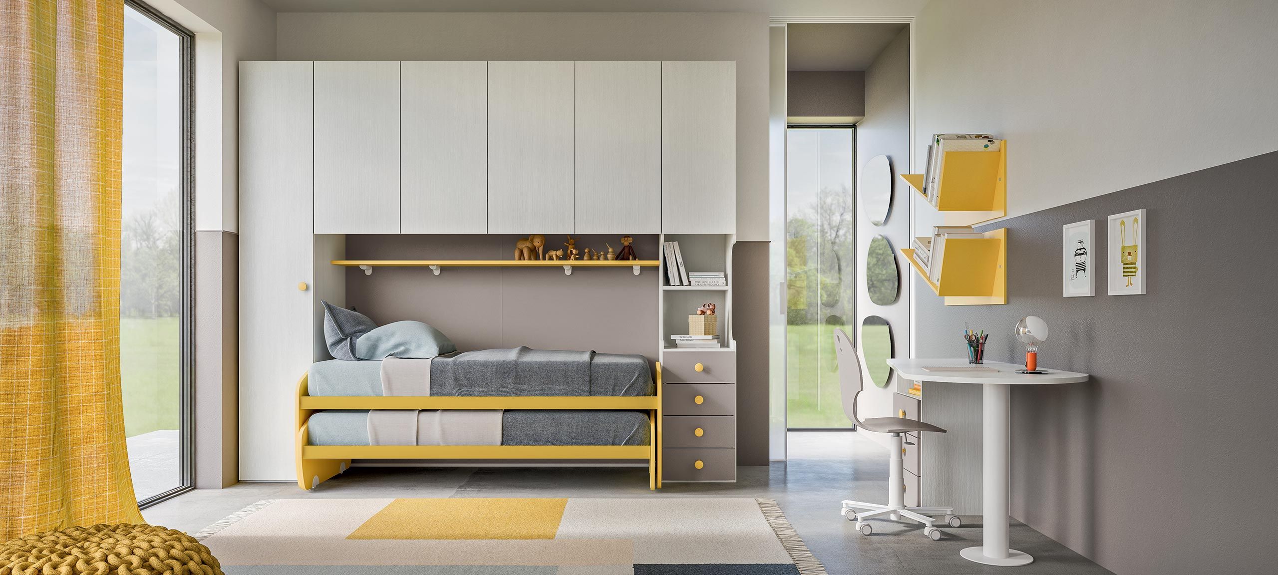 Children?s Bedrooms With Bedroom Cabins | Mab Home Furniture For Overbed Wardrobes (View 6 of 15)