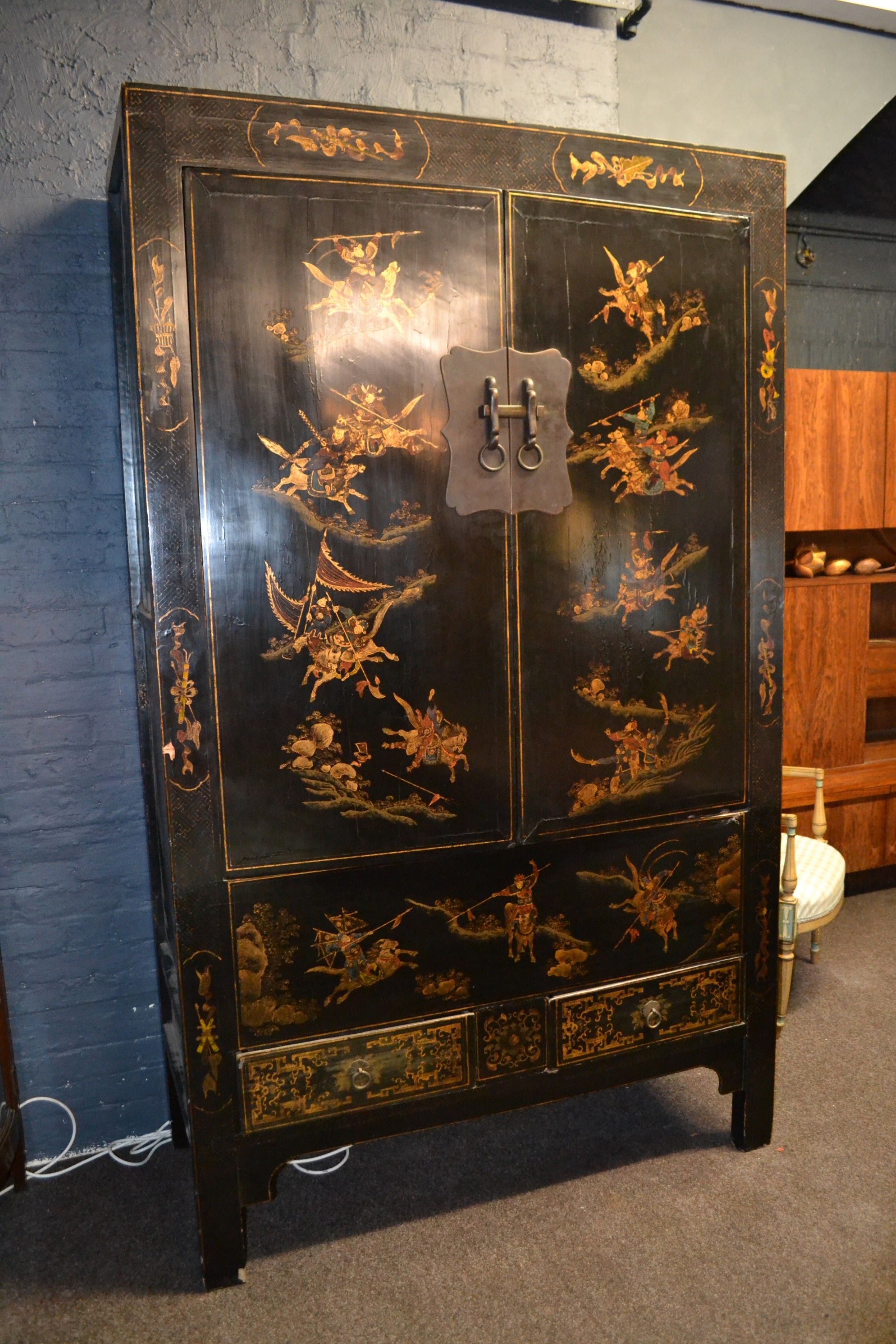 Chinese Wardrobe Qing Dynasty | 584405 | Sellingantiques.co (View 2 of 15)