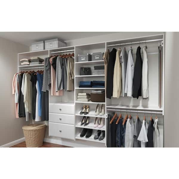 Closet Evolution Dual Tower 96 In. W – 120 In (View 13 of 15)