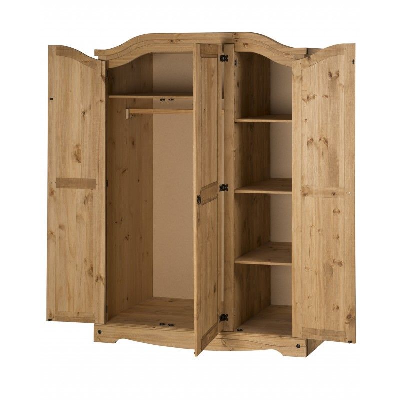 Featured Photo of 15 Collection of Corona Wardrobes with 3 Doors