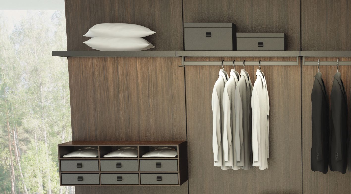 Cothes Rods – Wardrobe Fittings – Products | Vivo Systems – Solutions For  Kitchen & Wardrobes In Wardrobes With Hanging Rod (Photo 6 of 15)