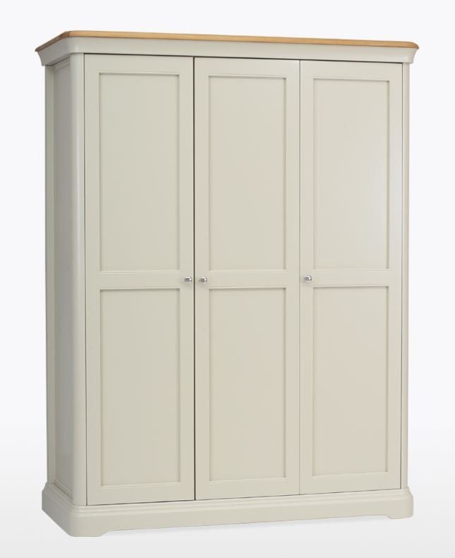 Cromwell Bedroom Triple Wardrobe Tall – Hills Furniture Store Throughout Tall Wardrobes (Photo 7 of 15)