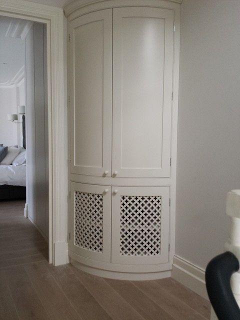 Curved Corner Cabinet – Traditional – Wardrobe – London  Ldn Furniture  | Houzz Uk With Curved Corner Wardrobes Doors (View 8 of 15)