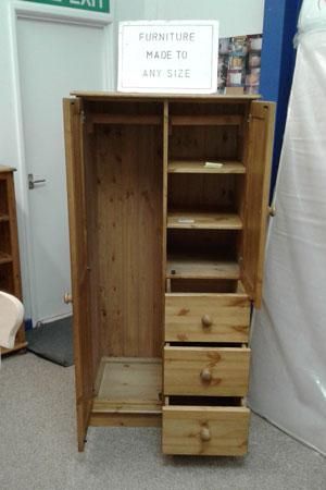 Custom Pine Furniture – Bespoke Pine Furniture – Made To Measure Pine  Furniture – A Service From The Home Pine Furniture Centre For Pine Wardrobes With Drawers And Shelves (Photo 7 of 15)