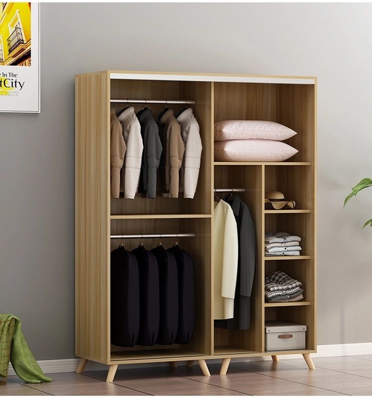 Customized Modern Wooden Clothes Wardrobe For Bedroom Clothes Cabinet –  China Bedroom Furniture And Home Furniture With Regard To Garment Cabinet Wardrobes (Photo 15 of 15)