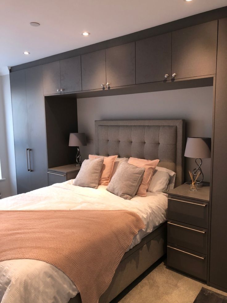 Dark Grey Fitted Wardrobessimply Fitted Wardrobes | Small Bedroom  Interior, Fitted Bedroom Furniture, Home Decor Bedroom Inside Wardrobes Beds (View 14 of 15)