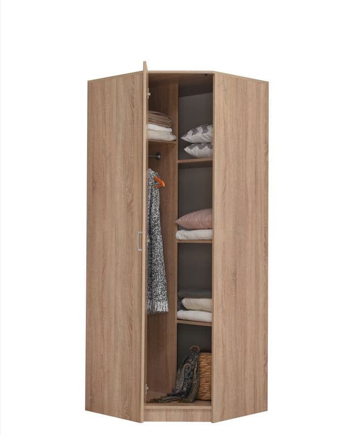 Delta 2 Door Corner Wardrobe Cupboard – Top Quality ! For Oak Corner Wardrobes (Photo 1 of 17)
