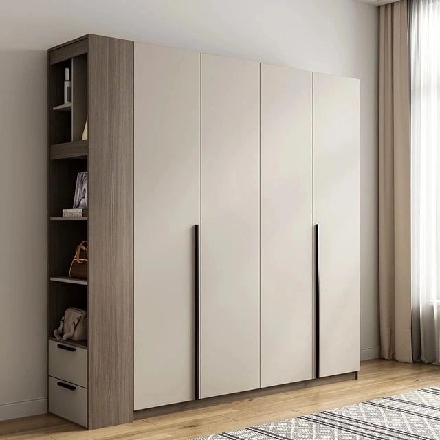 Europe Casement Wardrobe 2 3 4 5 Doors Closet For House Project Bedroom  Furniture – Aliexpress Within 5 Door Wardrobes Bedroom Furniture (Photo 2 of 15)