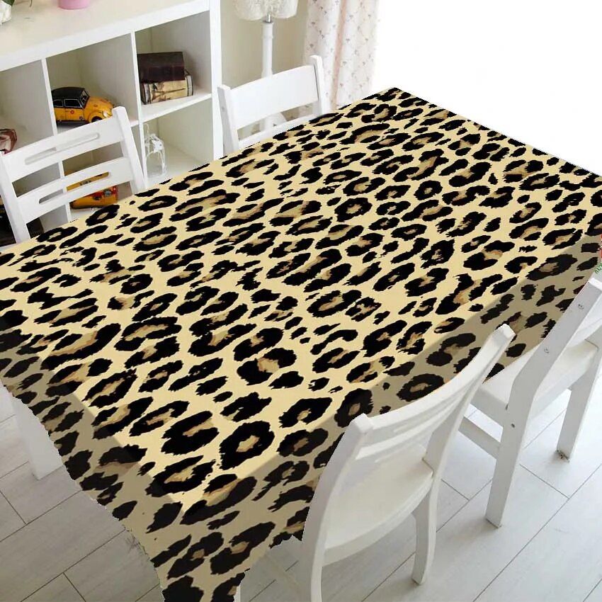 Famous Cheetah Sourcing Square 23.6" L X 23.6" W Tables With Regard To Classic Cheetah Leopard Table Cloth For Birthday Cheetah Leopard Print  Tablecloth Rectangle Square Table Covers Party Home Decor – Aliexpress (Photo 2 of 5)