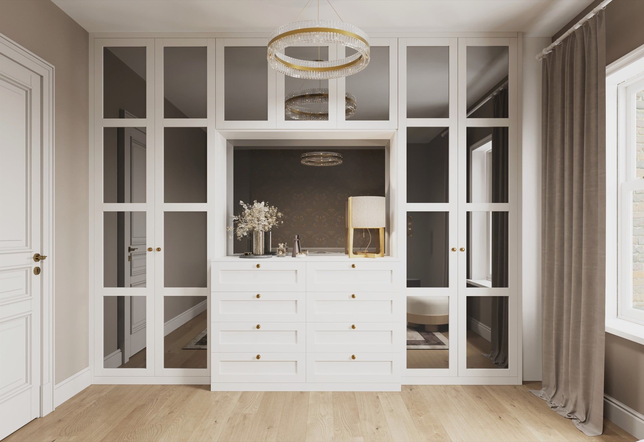 Fitted Wardrobes With Built In Dressing Table, Bespoke Dressing Tables In  Your Bedroom In Wardrobes And Dressing Tables (View 6 of 22)