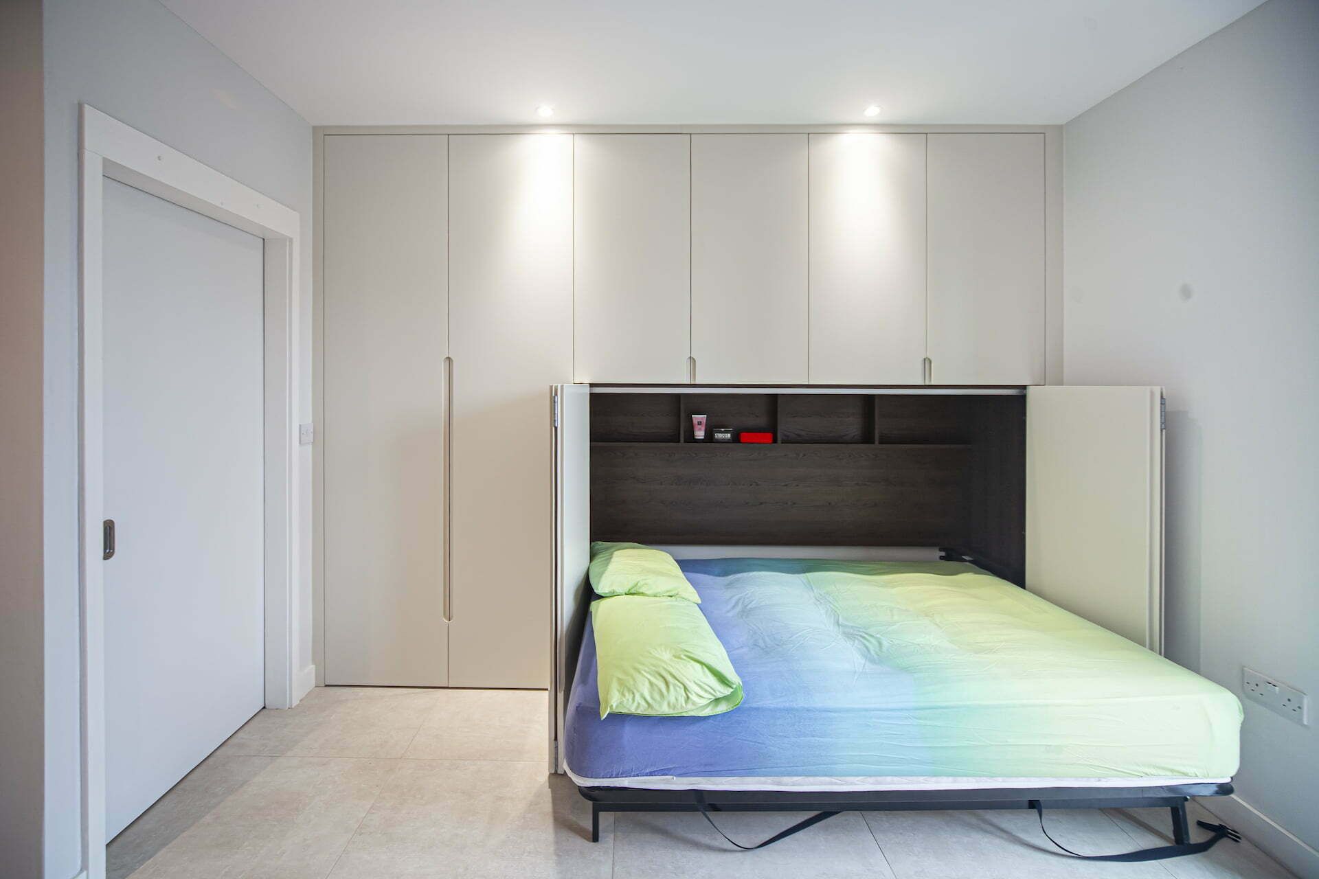 Folding Bespoke Wall Beds – Custom Made Bed Built Into Wall, Pull Down  Murphy Bed | Urban Wardrobes Intended For Wardrobes Beds (View 15 of 15)