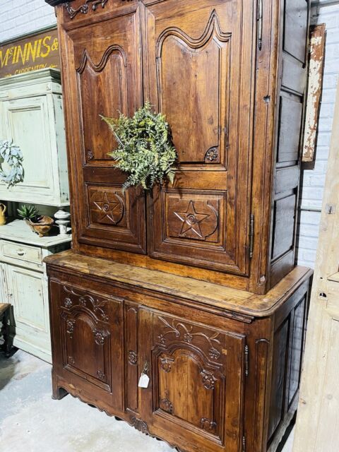 French Antique Armoires & Wardrobes For Sale | Ebay Throughout Black French Wardrobes (Photo 9 of 15)