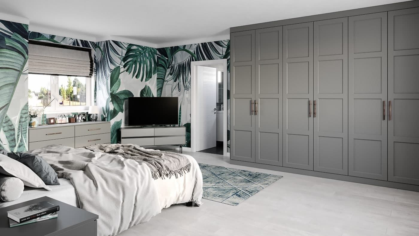 Grey Fitted Wardrobes – Built In Wardrobes In Three Grey Shades For Grey Wardrobes (Photo 4 of 15)