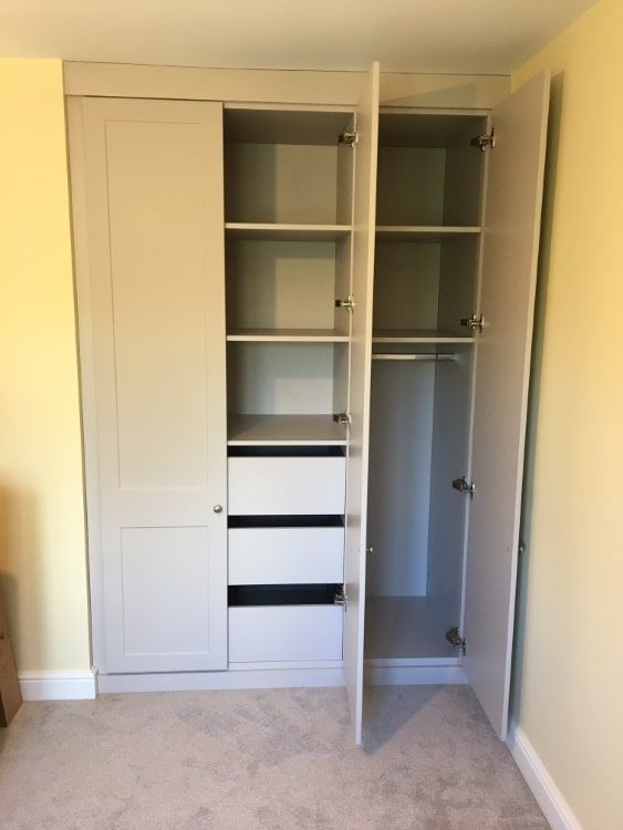 How To Build A Fitted Wardrobe In An Alcove In 6 Steps With Alcove Wardrobes (Photo 14 of 15)