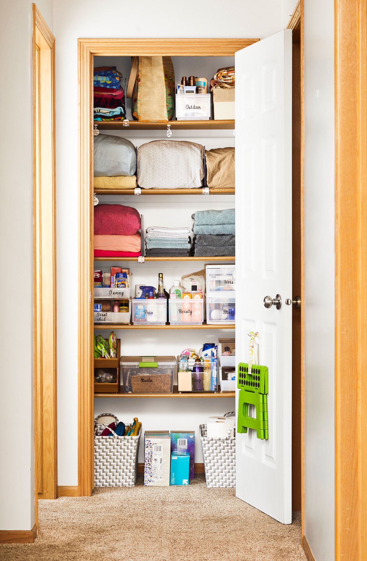 How To Organize A Small Closet With Smart Storage With Regard To Wardrobes With Shelf Portable Closet (View 13 of 15)