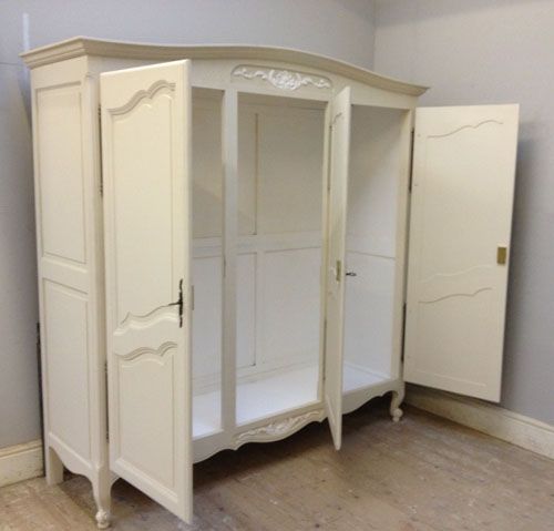 If3375 French Provencal Style Armoire For 3 Door French Wardrobes (View 2 of 15)