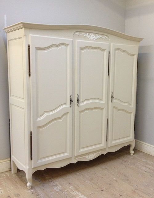 If3375 French Provencal Style Armoire With Regard To 3 Door French Wardrobes (Photo 13 of 15)