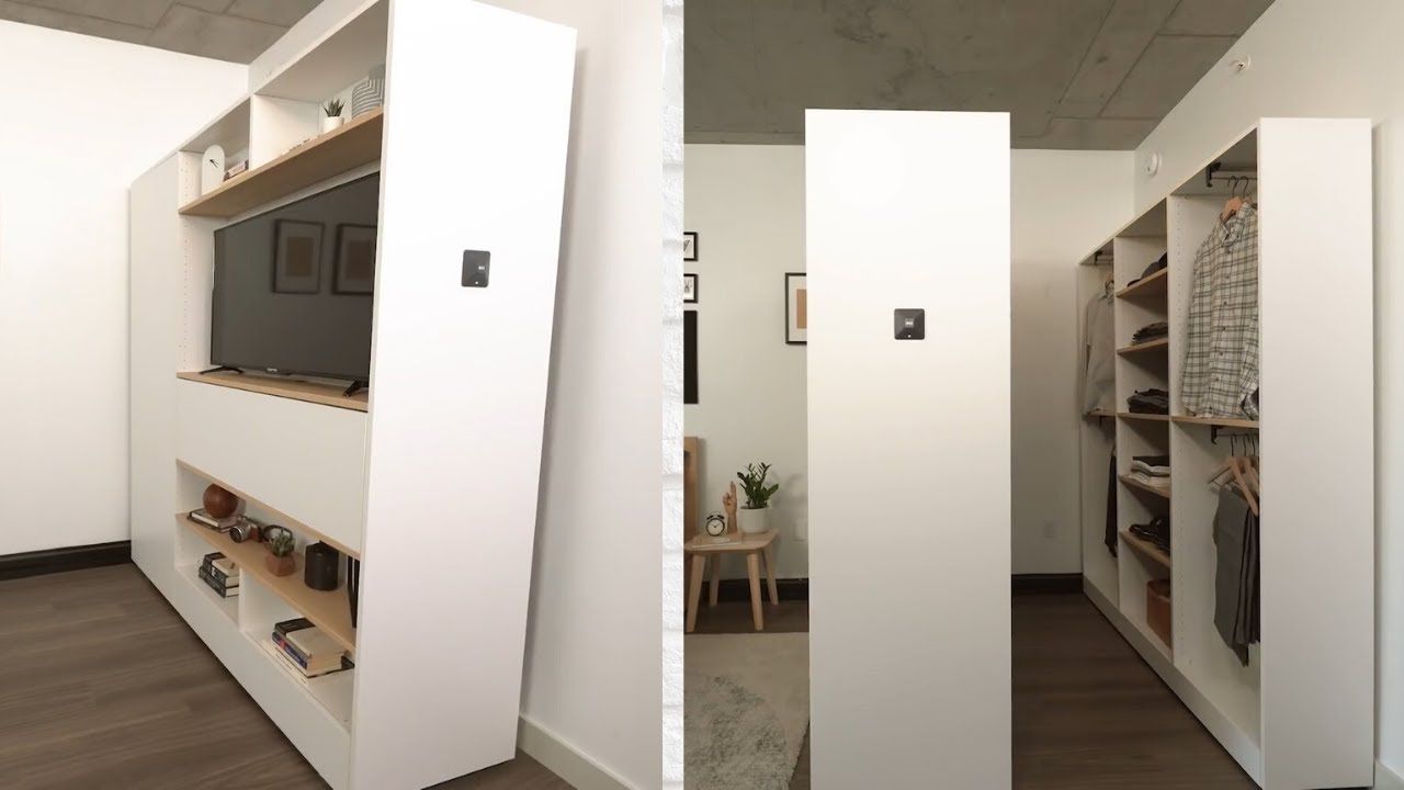 Incredible Bedroom Wardrobe Space Saving Furniture Design Ideas – Youtube Within Space Saving Wardrobes (Photo 11 of 15)