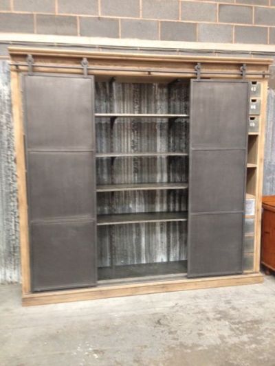 Industrial Style Cabinet Haberdashery | Peppermill Interiors Within Industrial Style Wardrobes (View 12 of 15)