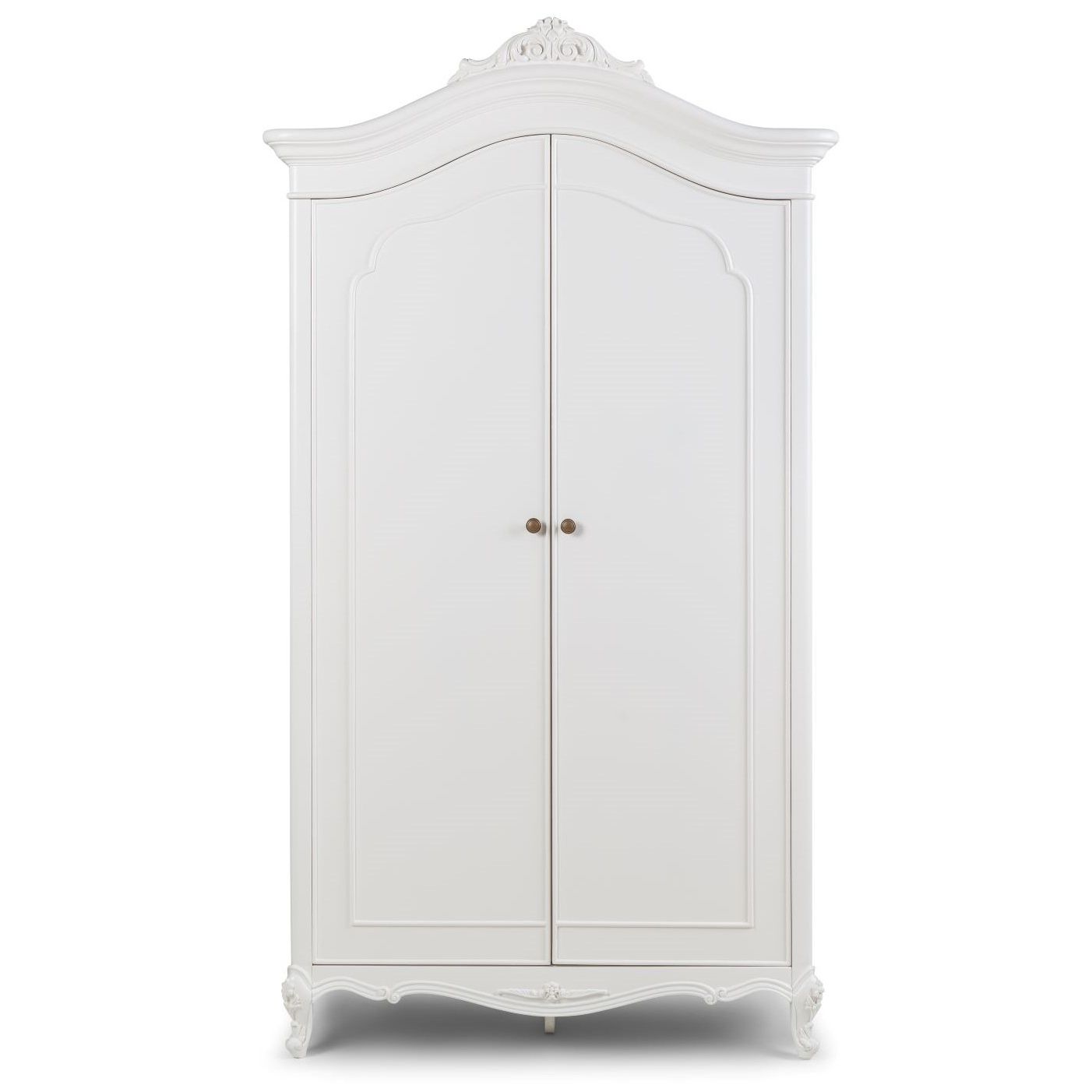 Ivory French Inspired Double Wardrobe | French Armoires | Ivory French  Bedroom Furniture With Regard To Single French Wardrobes (Photo 13 of 15)
