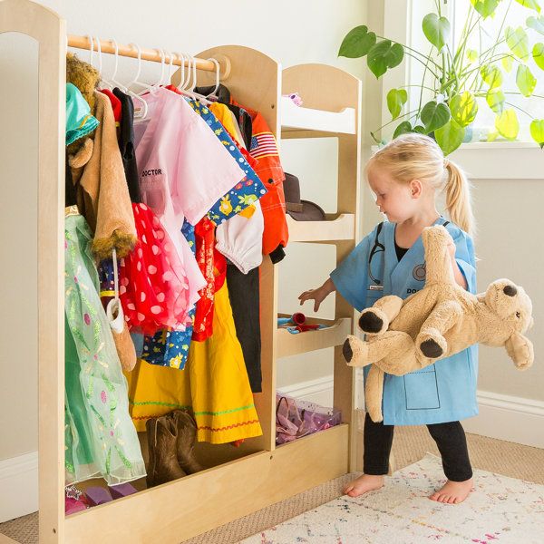 Kids Dress Up Rack | Wayfair For Kids Dress Up Wardrobes Closet (View 11 of 15)