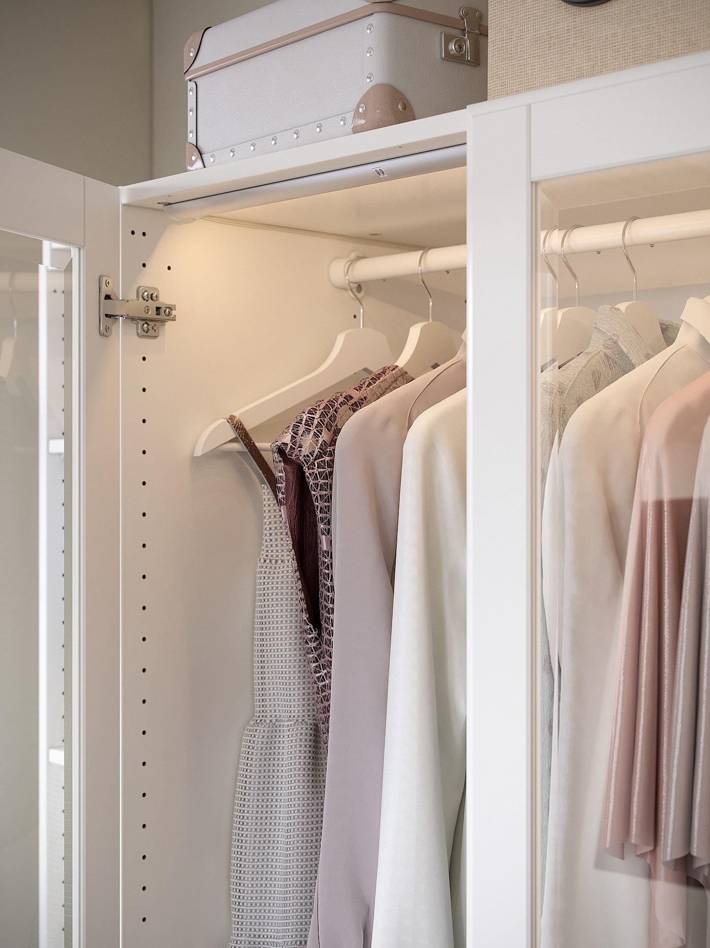Komplement Clothes Rail, White, 39 3/8" – Ikea Regarding Rail Clothes Storage Cupboard Wardrobes (View 3 of 15)