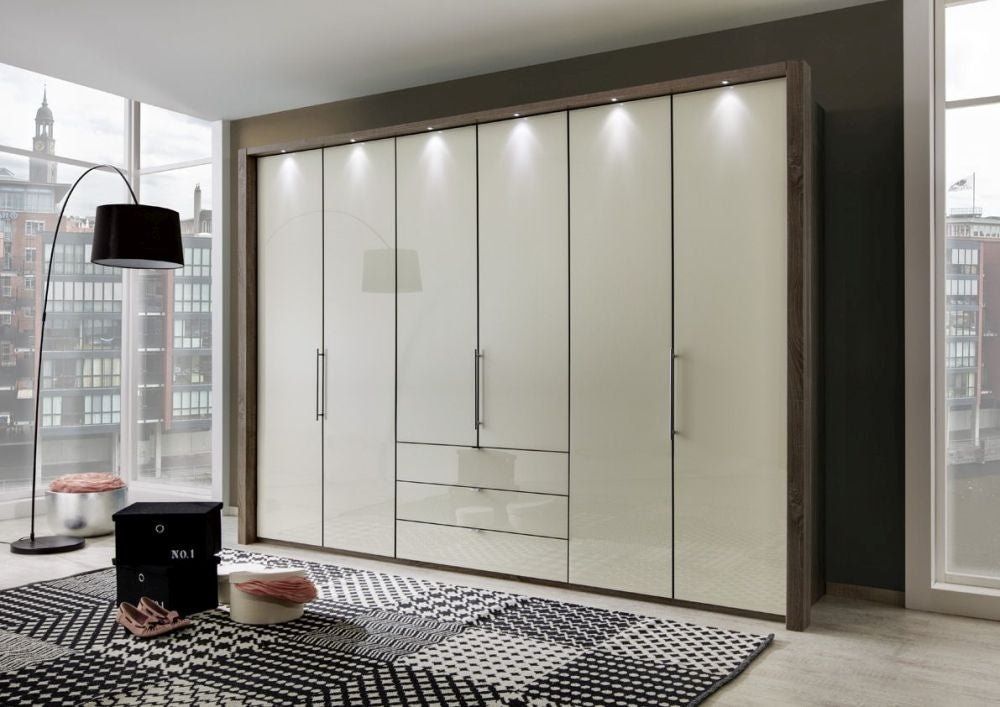 Loft 6 Door, 3 Drawer Bi Fold Functional Wardrobe | Eyres Furniture With 6 Doors Wardrobes (Photo 15 of 15)