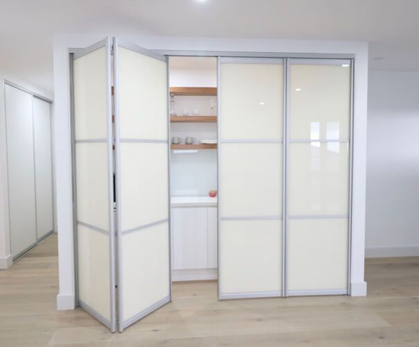 Made To Measure Doors For Any Space In Your Home And Office! Intended For Folding Door Wardrobes (Photo 9 of 15)